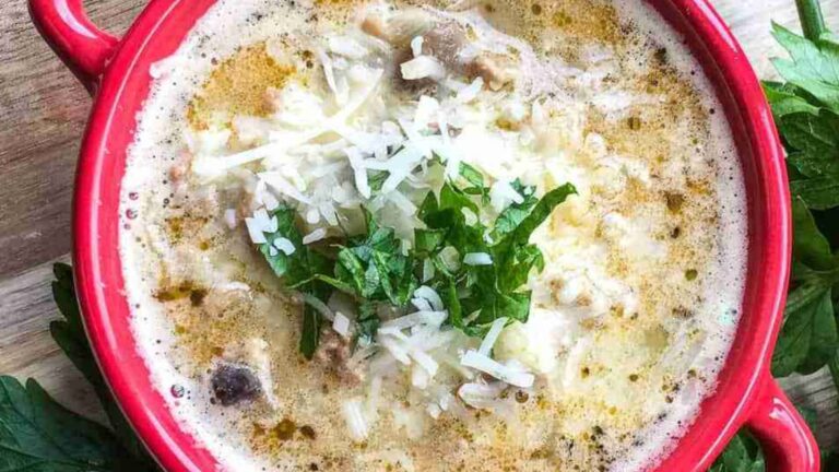 Creamy Keto Turkey Mushroom Soup