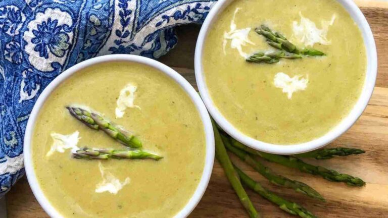 Keto Instant Pot Creamy Asparagus Soup