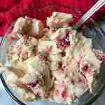 Keto Strawberry Cheesecake IceCream