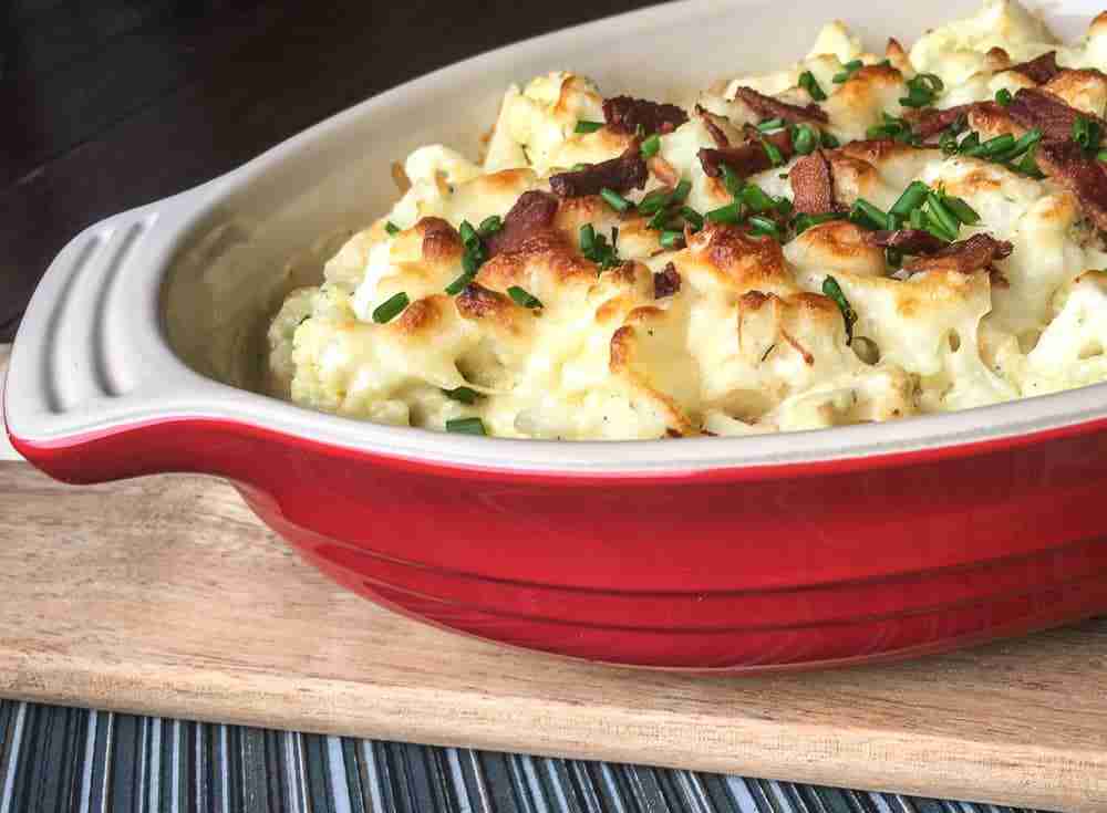 Loaded Keto Cauliflower Casserole