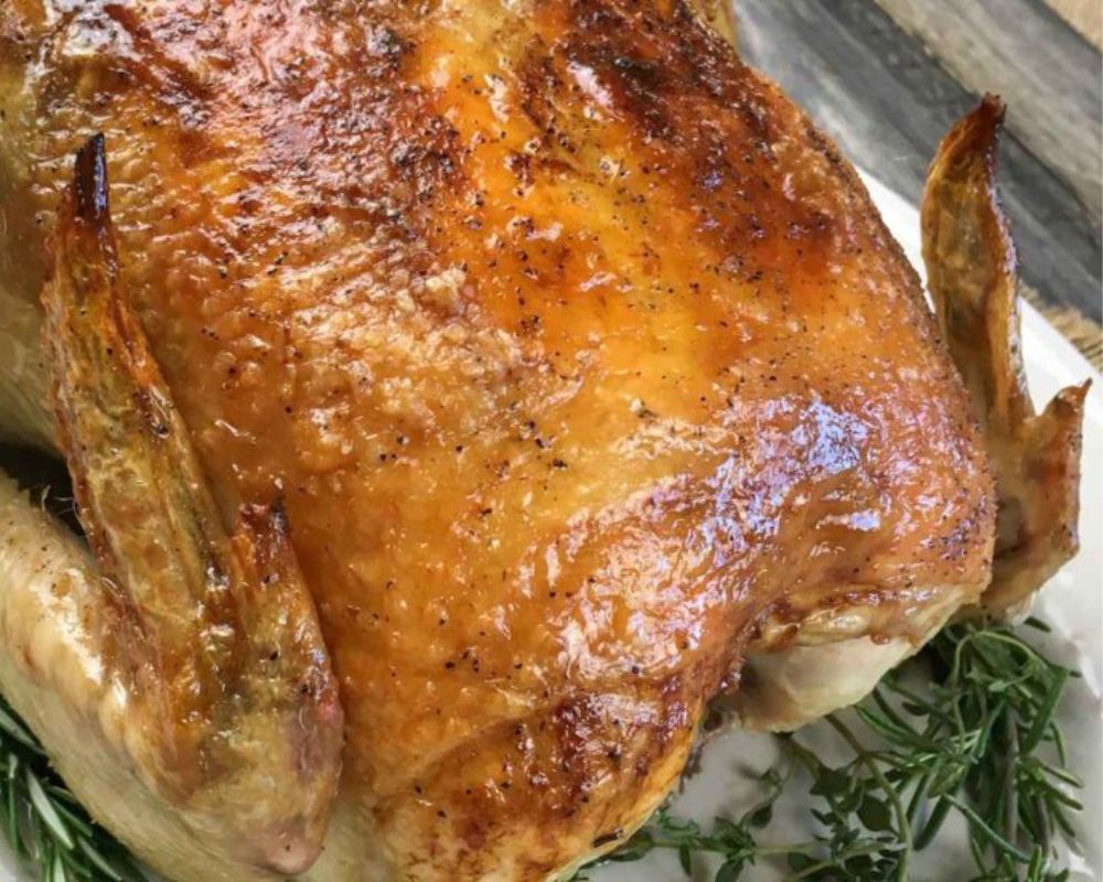 whole roasted chicken