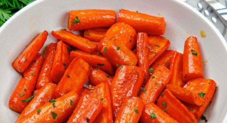 Air Fryer Carrots with Irresistible Honey Brown Sugar Glaze